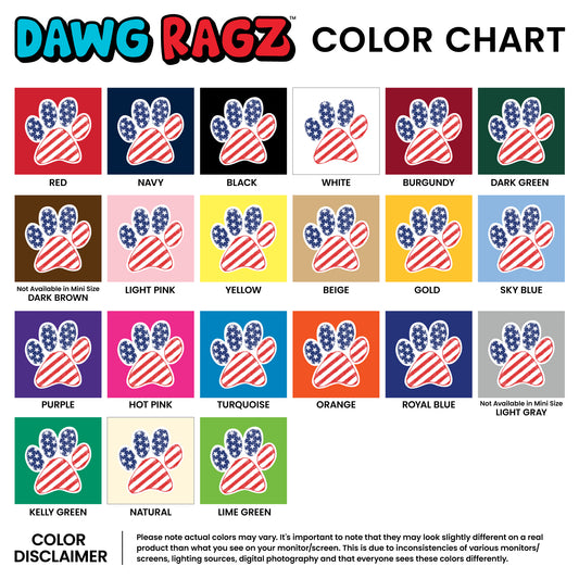 USA Watercolor Paw