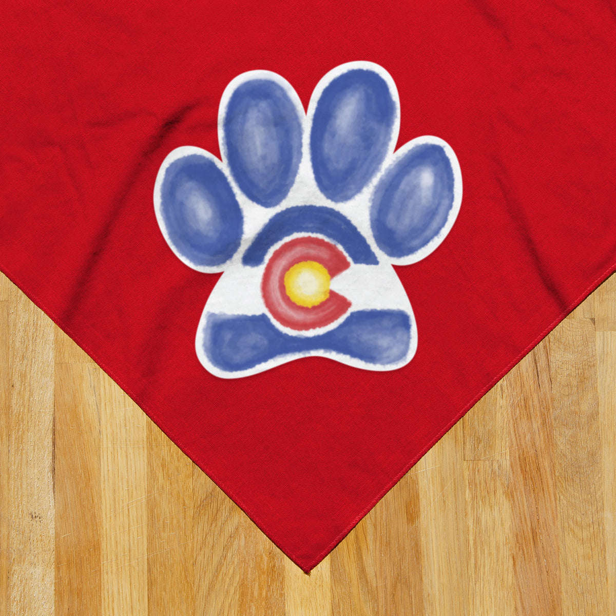 Colorado Watercolor Paw