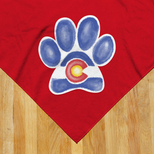 Colorado Watercolor Paw