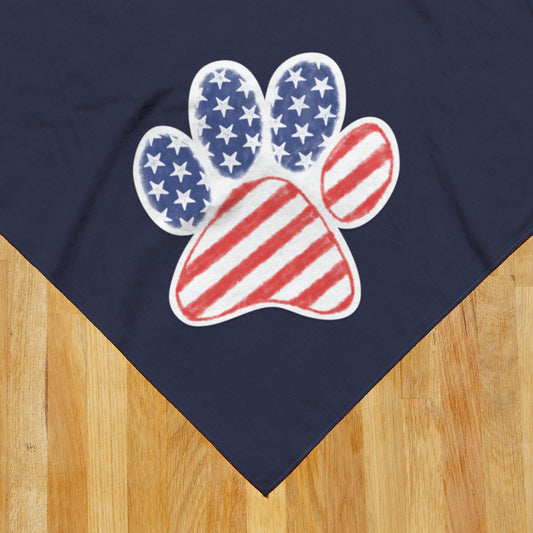 USA Watercolor Paw