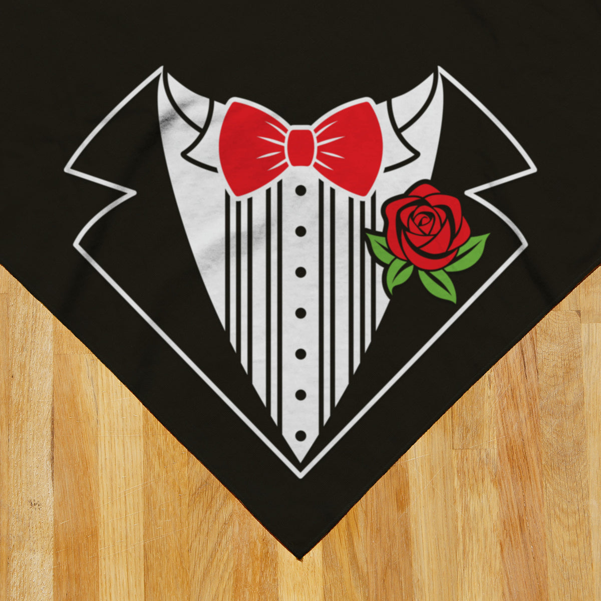 Tuxedo with Rose