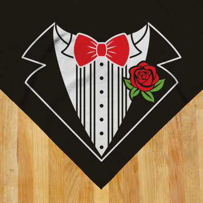 Tuxedo with Rose