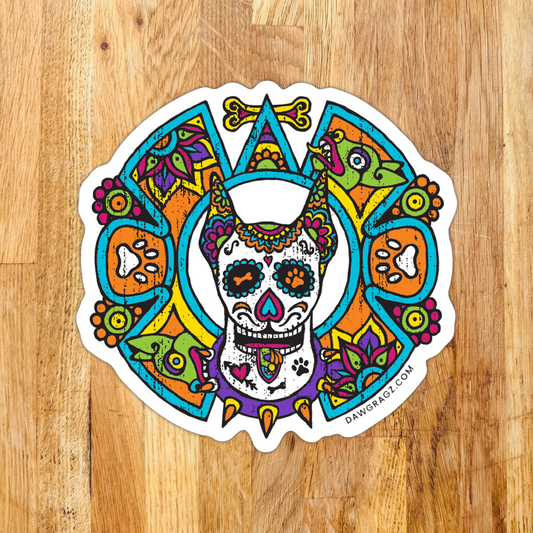 Aztec Dawg Sticker