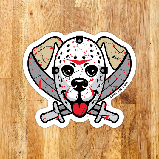 Masked Dawg Sticker